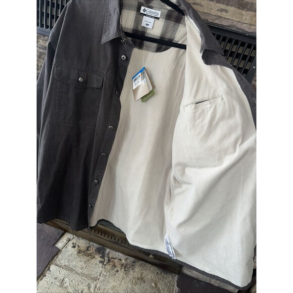 Xxl Mens Columbia Jacket Fort Rock II Shirt Jac Rn69724 Omni Shield - Picture 7 of 9